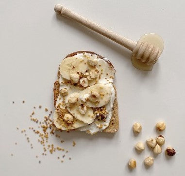 Ricotta & Vanilla Toasts with Bee Pollen – Roots & Wings Organic