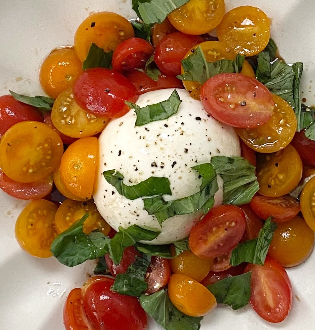 Marinated Burrata with Seeded Biscuits – Roots & Wings Organic