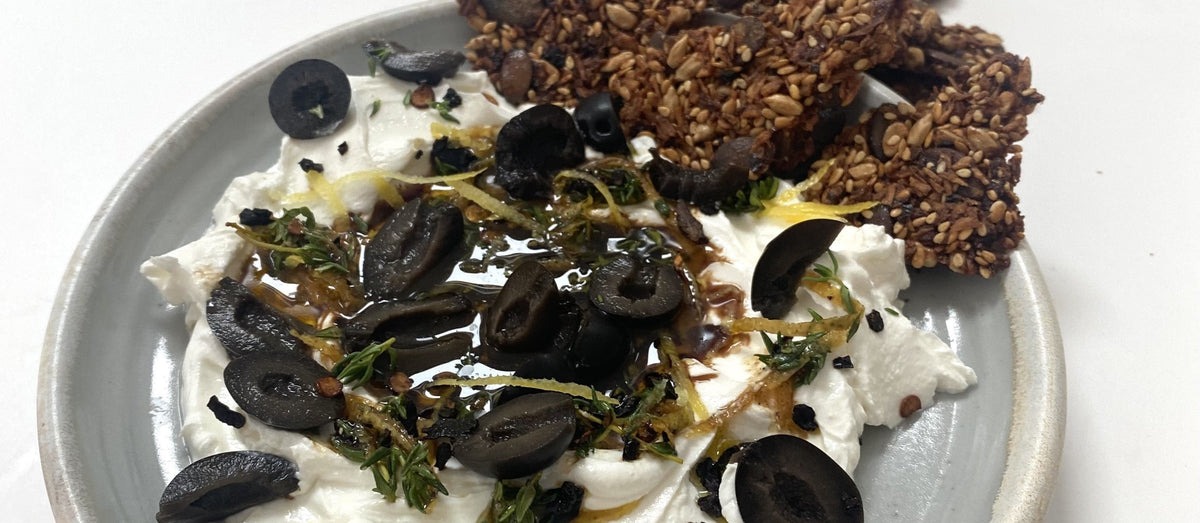 Marinated Goats Cheese Dip – Roots & Wings Organic