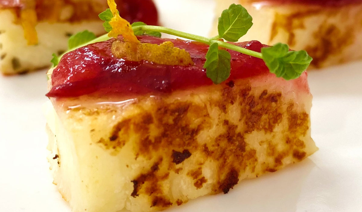 Halloumi Bites with Cranberry with Orange & Spices – Roots & Wings Organic