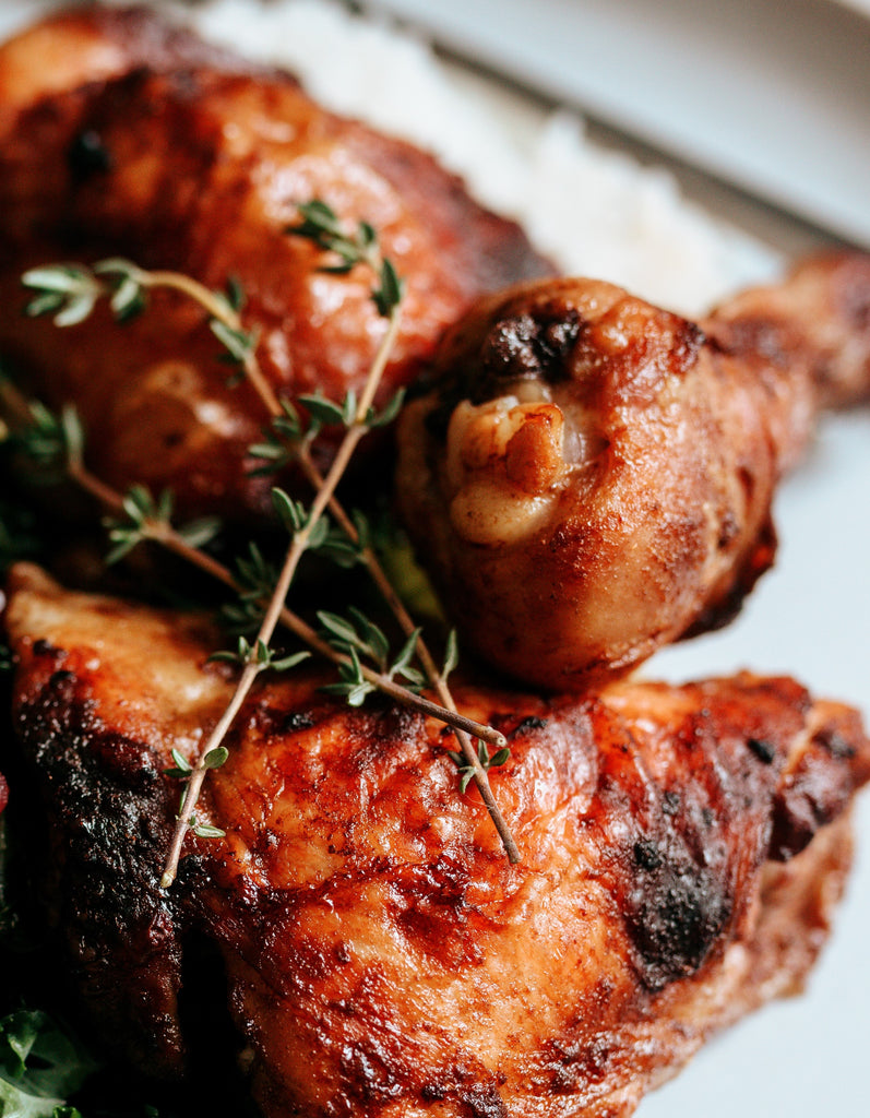 Roast Chicken Thighs with Lemon Curd