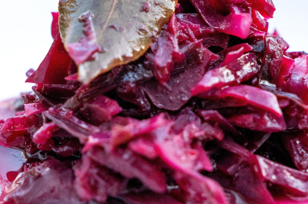 Red Cabbage with Cranberry Sauce with Orange & Spices