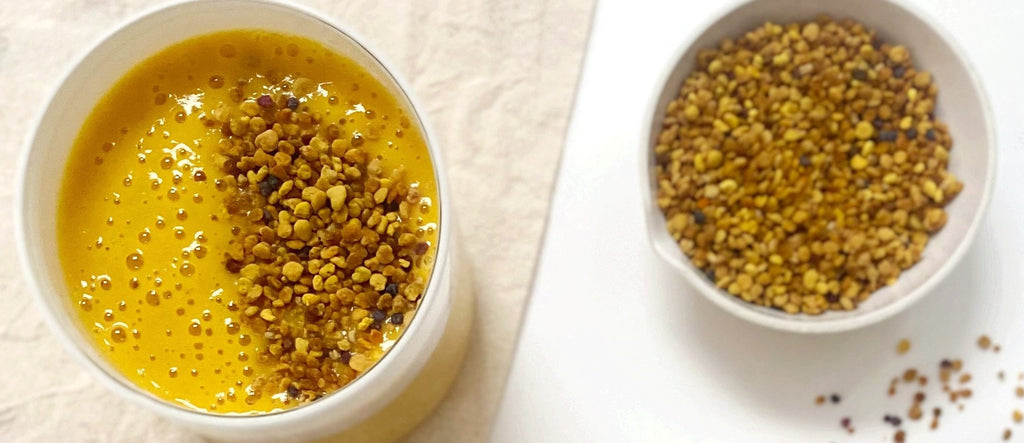 Turmeric & Mango Smoothie with Bee Pollen